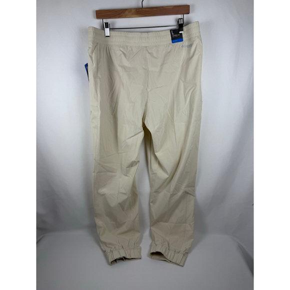 Women's Columbia PFG Uncharted Tapered Leg Pants Beige Size L - Picture 3 of 4